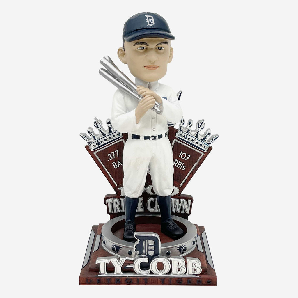 Ty Cobb Detroit Tigers 1909 Triple Crown Bobblehead FOCO - FOCO.com