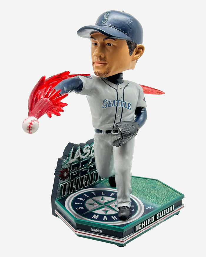 Ichiro Suzuki Seattle Mariners The Throw Bobblehead FOCO - FOCO.com