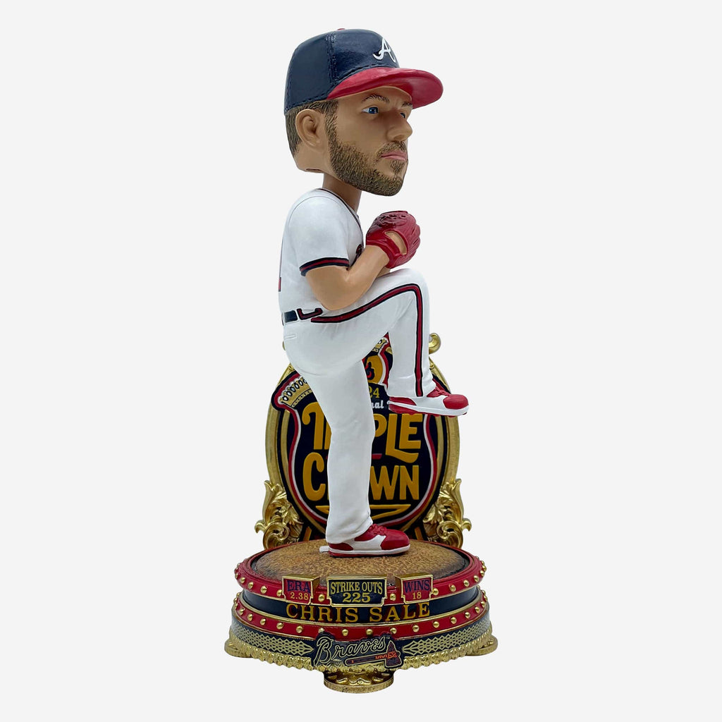 Chris Sale Atlanta Braves Triple Crown Bobblehead FOCO - FOCO.com