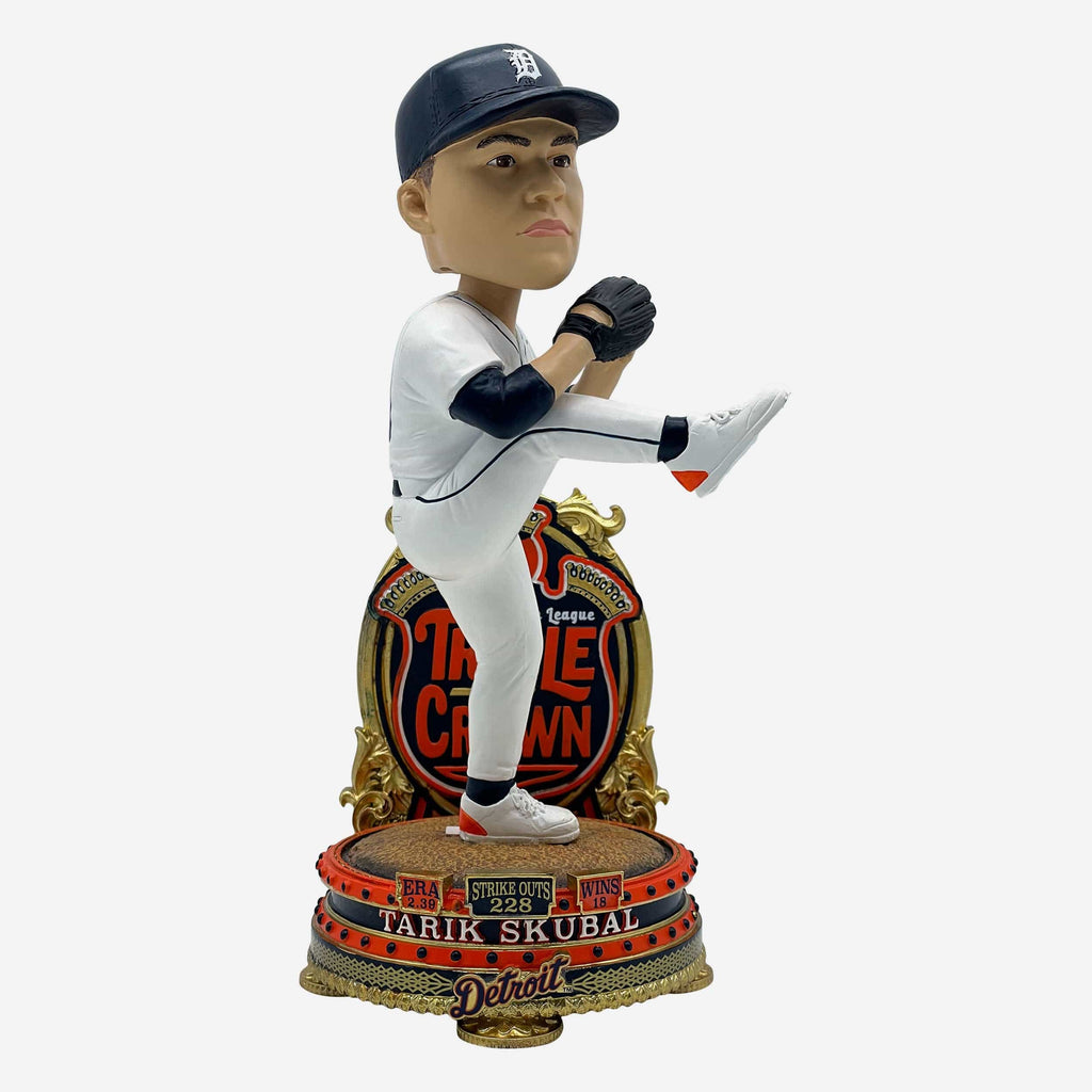 Tarik Skubal Detroit Tigers 2024 Triple Crown Bobblehead FOCO - FOCO.com