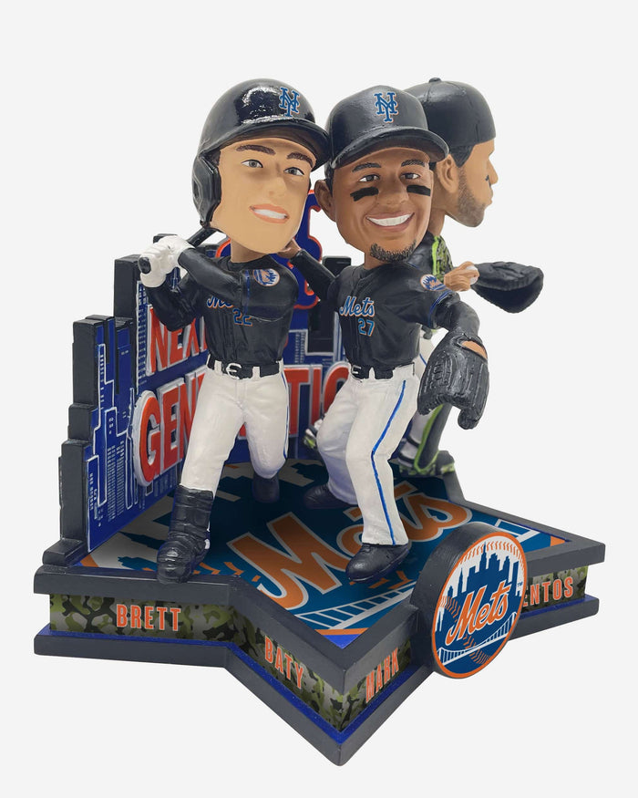 Francisco Alvarez & Brett Baty & Mark Vientos New York Mets The Next Generation Triple Bobblehead FOCO - FOCO.com