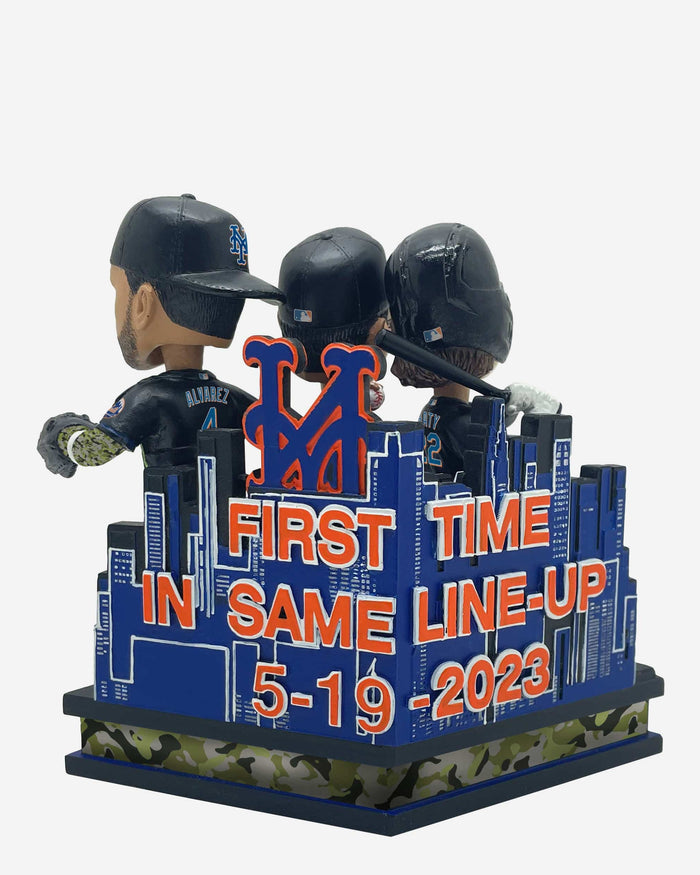 Francisco Alvarez & Brett Baty & Mark Vientos New York Mets The Next Generation Triple Bobblehead FOCO - FOCO.com