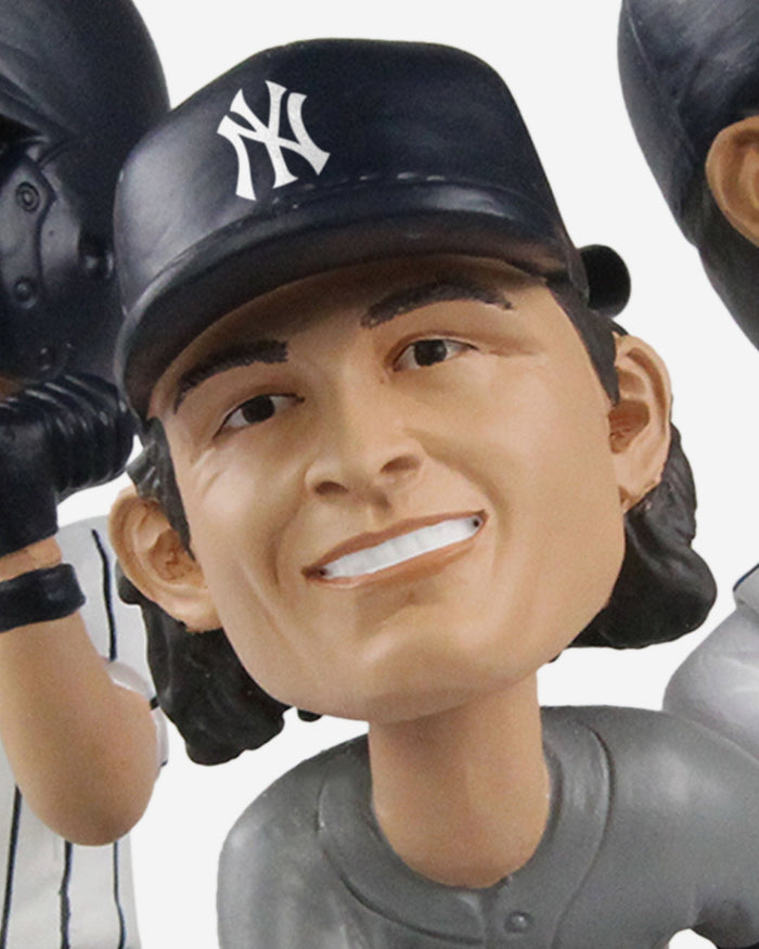 Gerrit Cole & Giancarlo Stanton & Aaron Judge New York Yankees Triple Bobblehead FOCO - FOCO.com