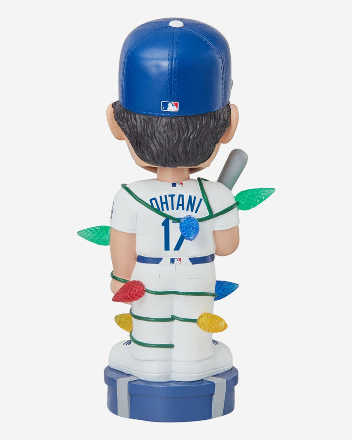 Shohei Ohtani Los Angeles Dodgers Holiday Lights Bobblehead FOCO - FOCO.com