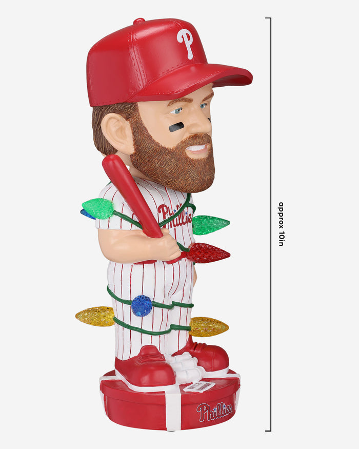 Bryce Harper Philadelphia Phillies Holiday Lights Bobblehead FOCO - FOCO.com