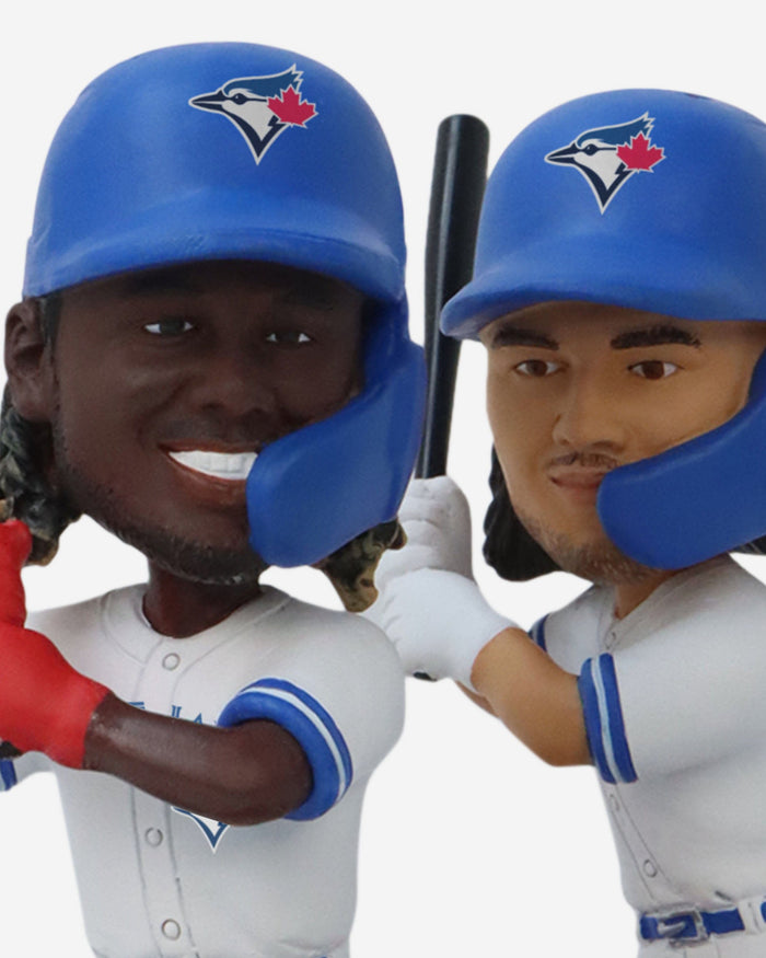 Vladimir Guererro Jr & Bo Bichette Toronto Blue Jays Hinged Base Dual Bobblehead FOCO - FOCO.com