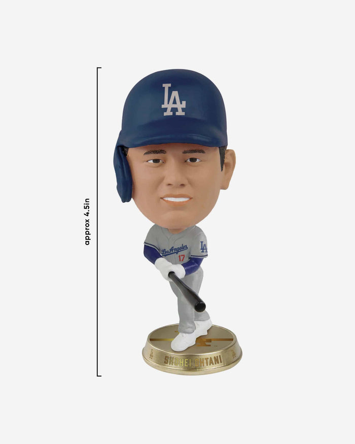 Shohei Ohtani Los Angeles Dodgers Away Jersey Variant Mini Bighead Bobblehead FOCO - FOCO.com