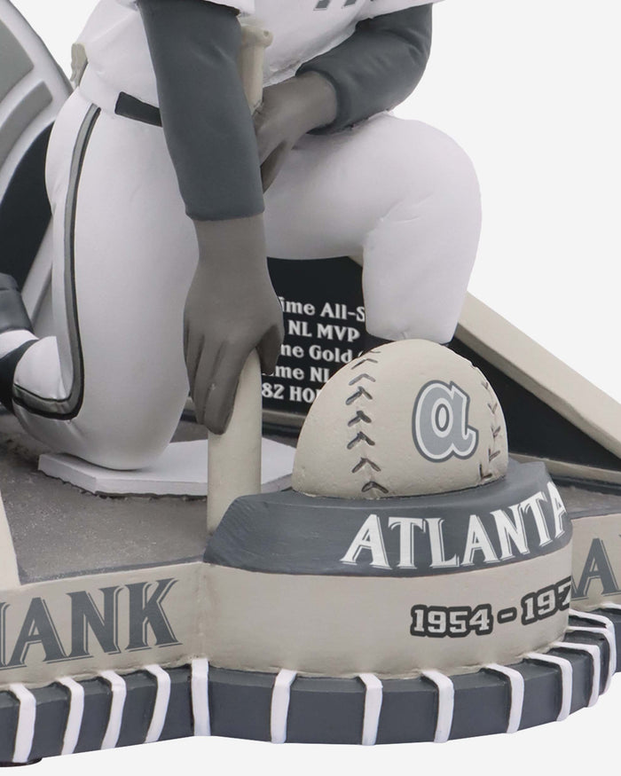 Hank Aaron Atlanta Braves Career Stat Variant Bobblehead FOCO - FOCO.com