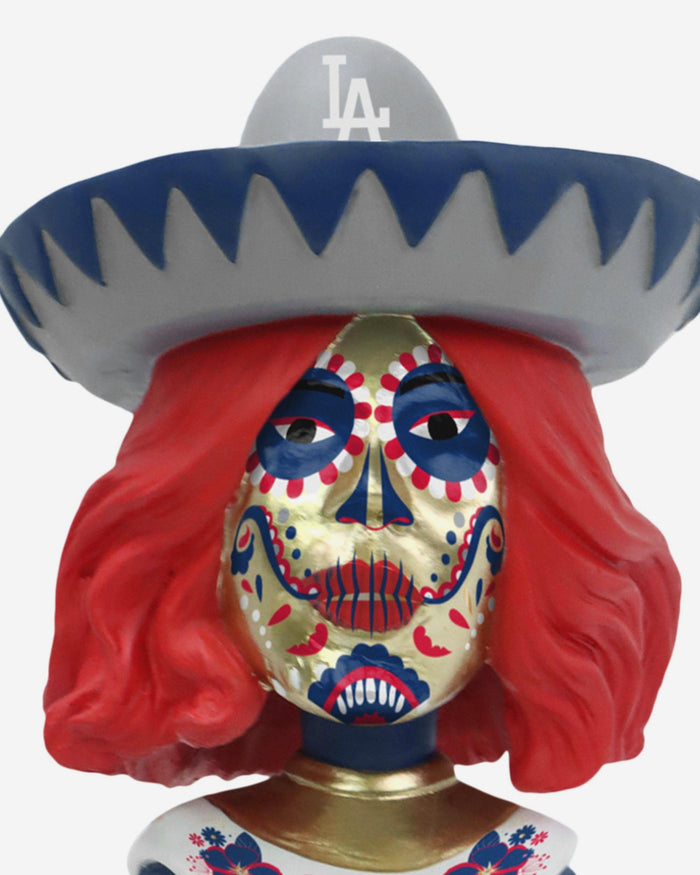 Senora Los Angeles Dodgers 2024 World Series Champions Day of the Dead Bobblehead FOCO - FOCO.com