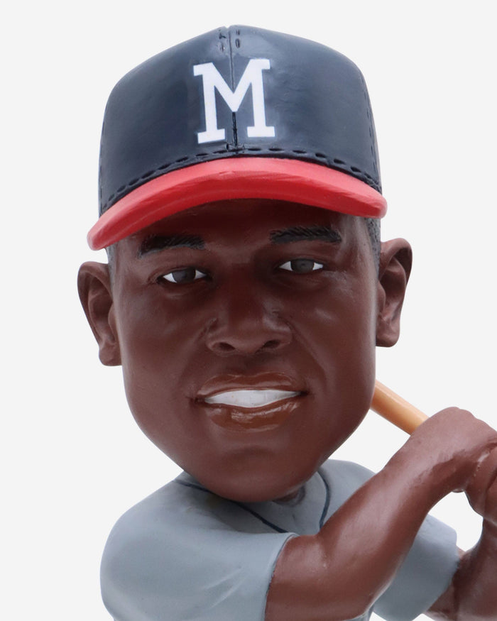 Hank Aaron & Freddie Freeman Atlanta Braves 1957 & 2021 World Series Champions Dual Bobblehead FOCO - FOCO.com