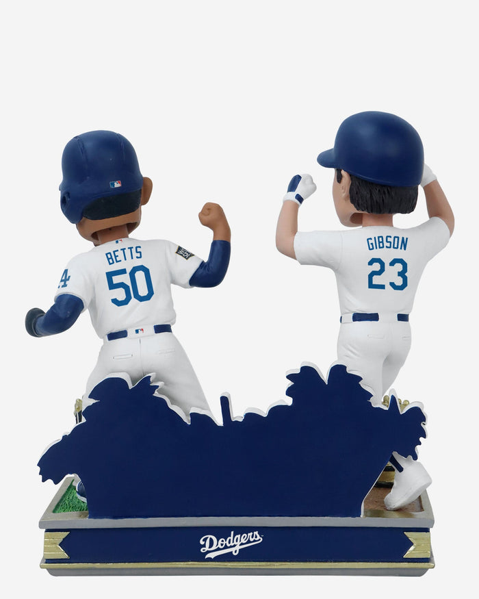 Kirk Gibson & Mookie Betts Los Angeles Dodgers 1988 & 2020 World Series Champions Dual Bobblehead FOCO - FOCO.com