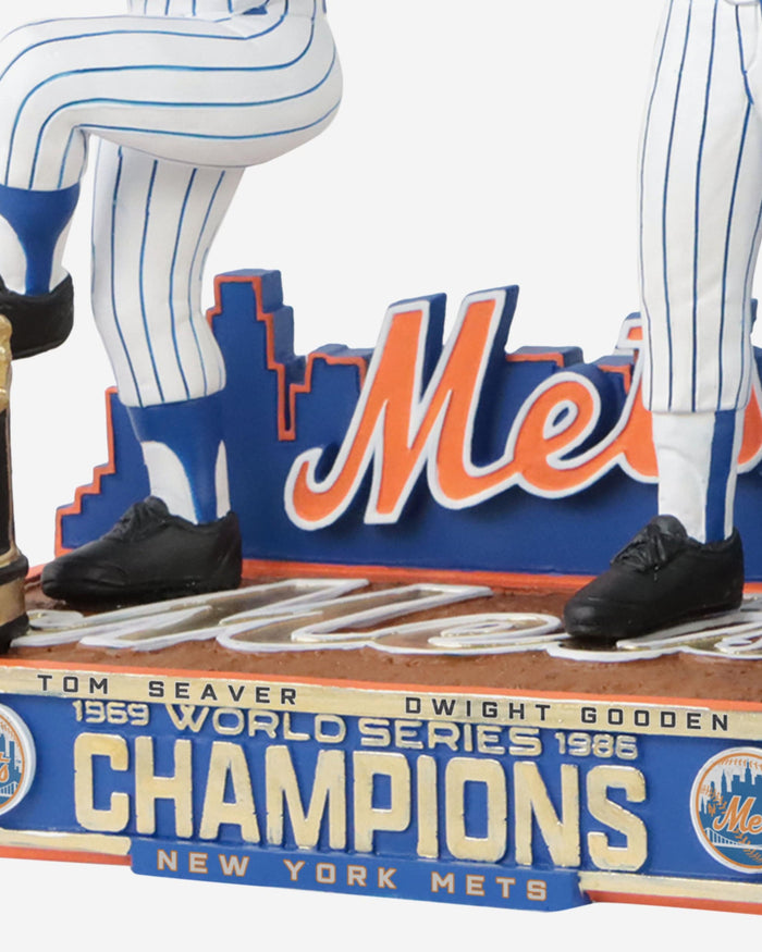 Tom Seaver & Dwight Gooden New York Mets 1969 & 1986 World Series Champions Dual Bobblehead FOCO - FOCO.com