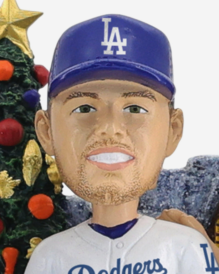 Los Angeles Dodgers Christmas Carol Sound Chip Mini Bobblehead Scene FOCO - FOCO.com