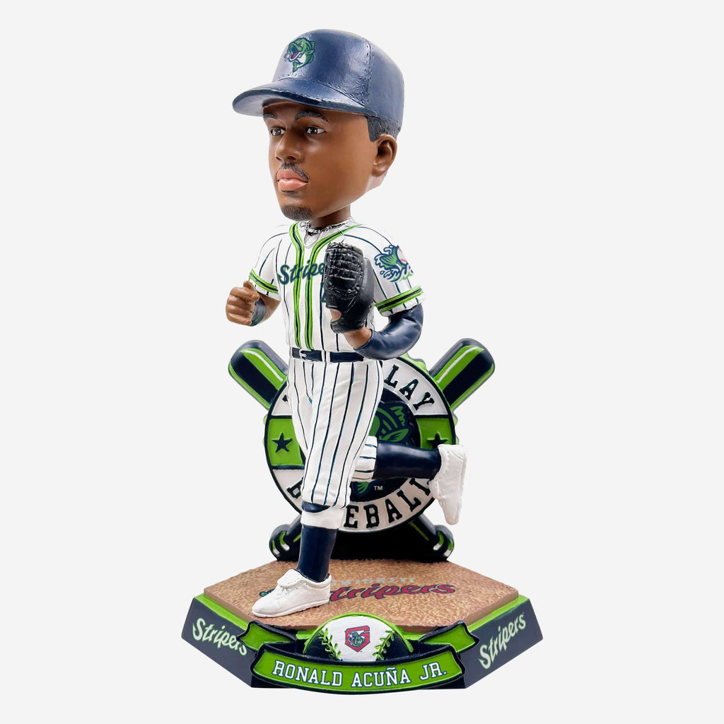 Ronald Acuna Jr Gwinnett Stripers Minor League Bobblehead FOCO - FOCO.com