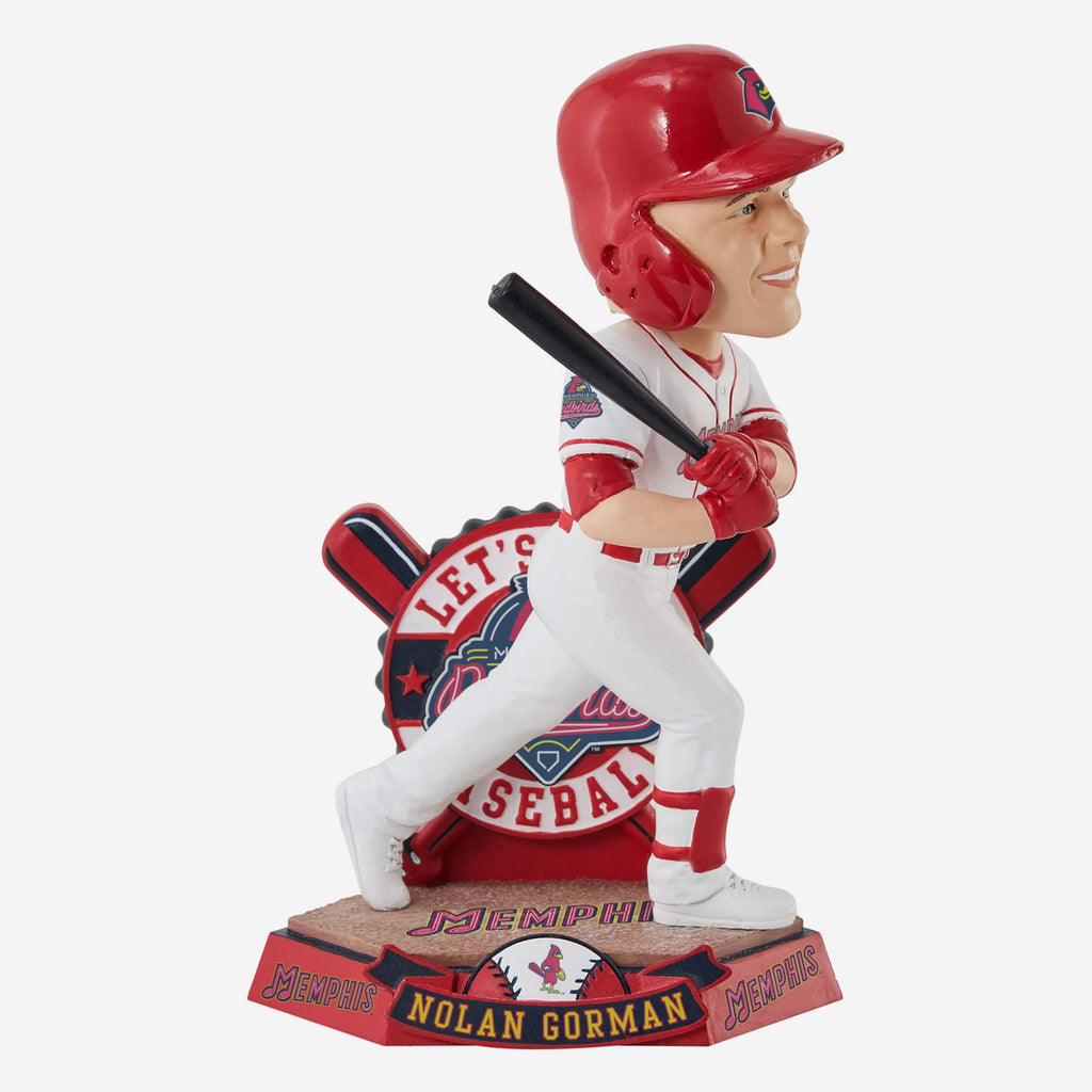 Nolan Gorman Memphis Redbirds Minor League Bobblehead FOCO - FOCO.com
