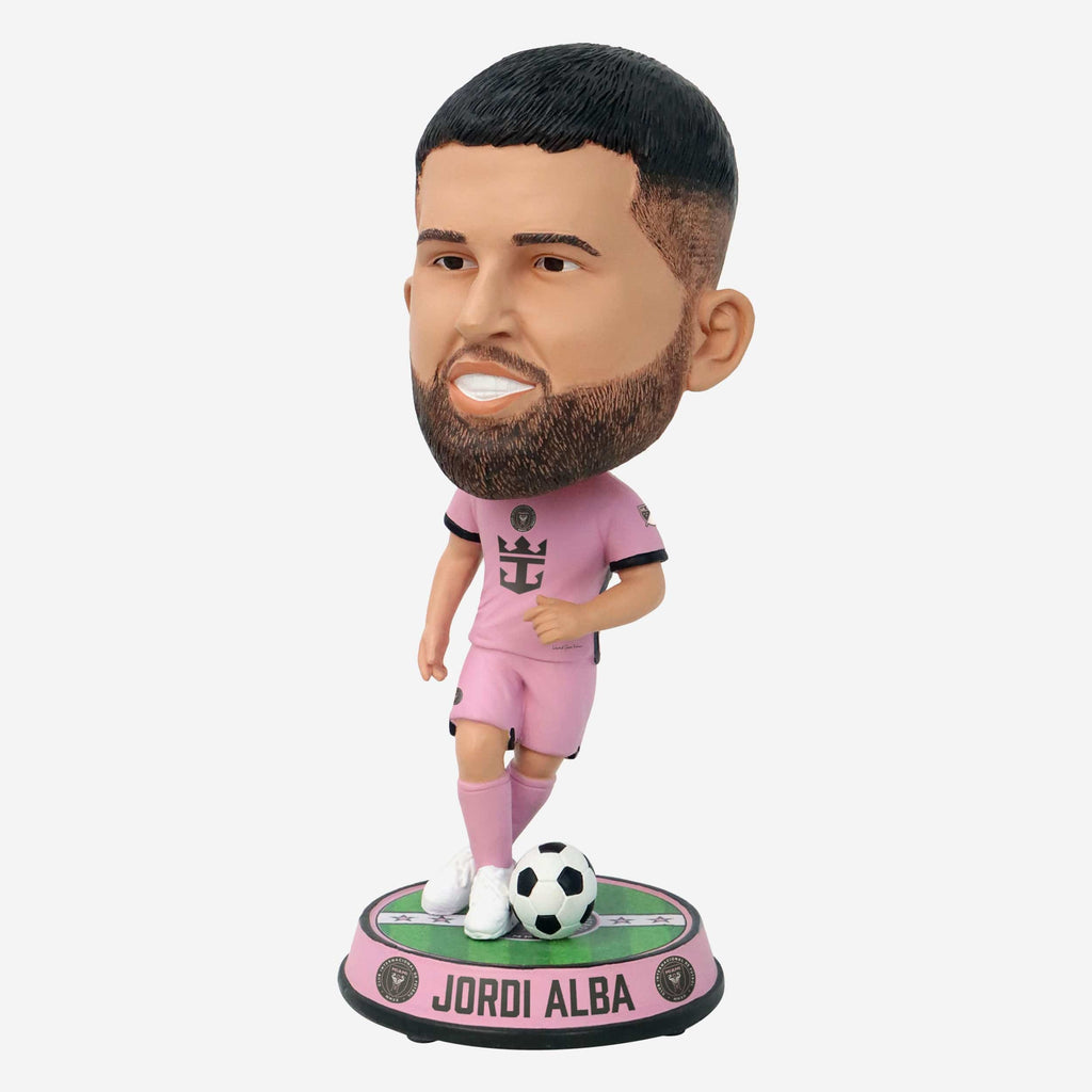 Jordi Alba Inter Miami CF Field Stripe Bighead Bobblehead FOCO - FOCO.com