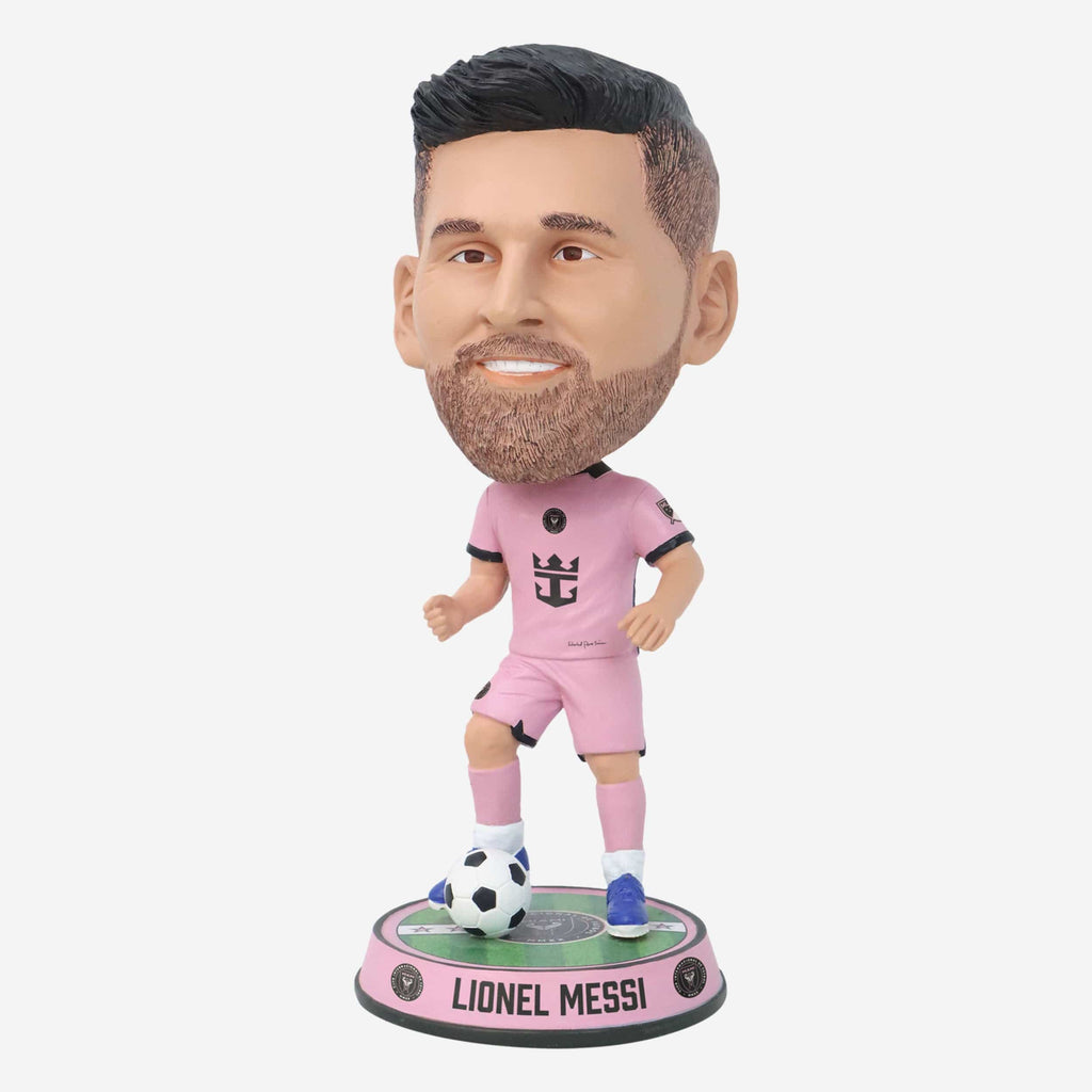 Lionel Messi Inter Miami CF Field Stripe Bighead Bobblehead FOCO - FOCO.com