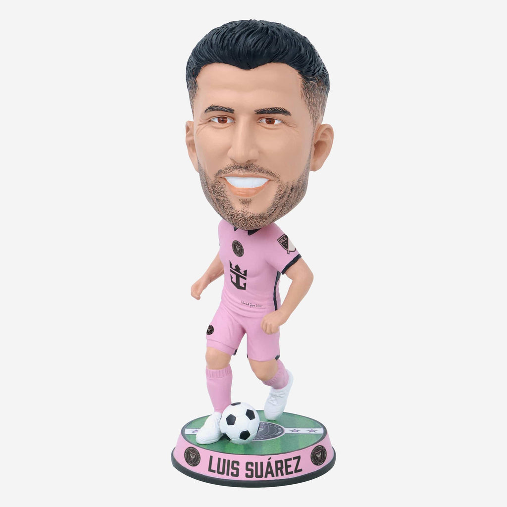 Luis Suarez Inter Miami CF Field Stripe Bighead Bobblehead FOCO - FOCO.com