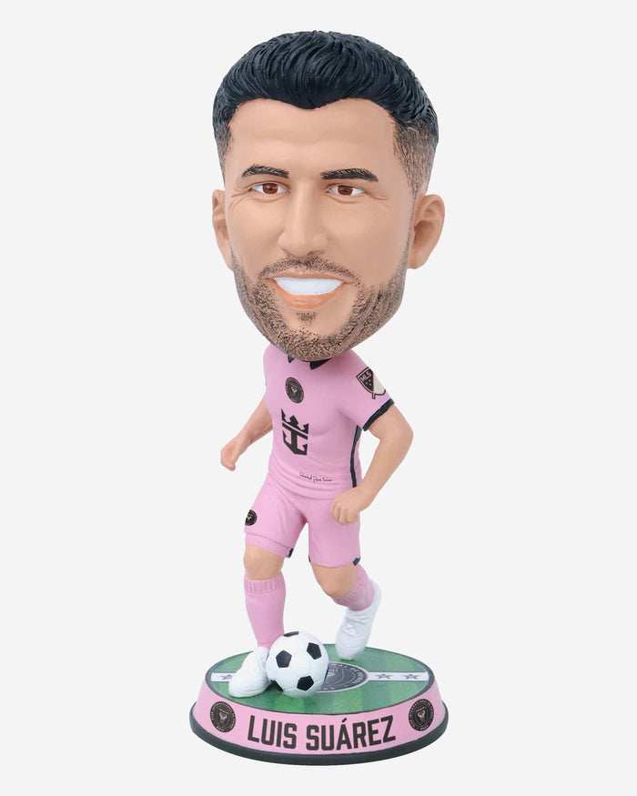 Luis Suarez Inter Miami CF Field Stripe Bighead Bobblehead FOCO - FOCO.com