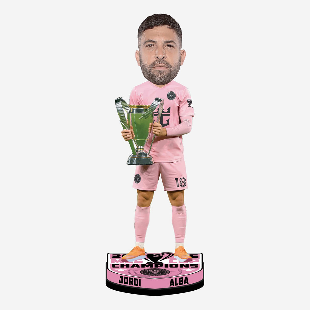 Jordi Alba Inter Miami CF 2025 MLS Champions Bobblehead FOCO - FOCO.com