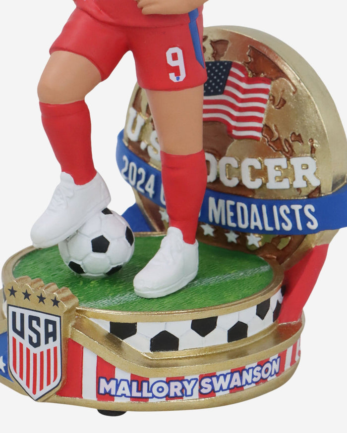 Mallory Swanson US Women's National Soccer Team Gold Medal Bobblehead FOCO - FOCO.com