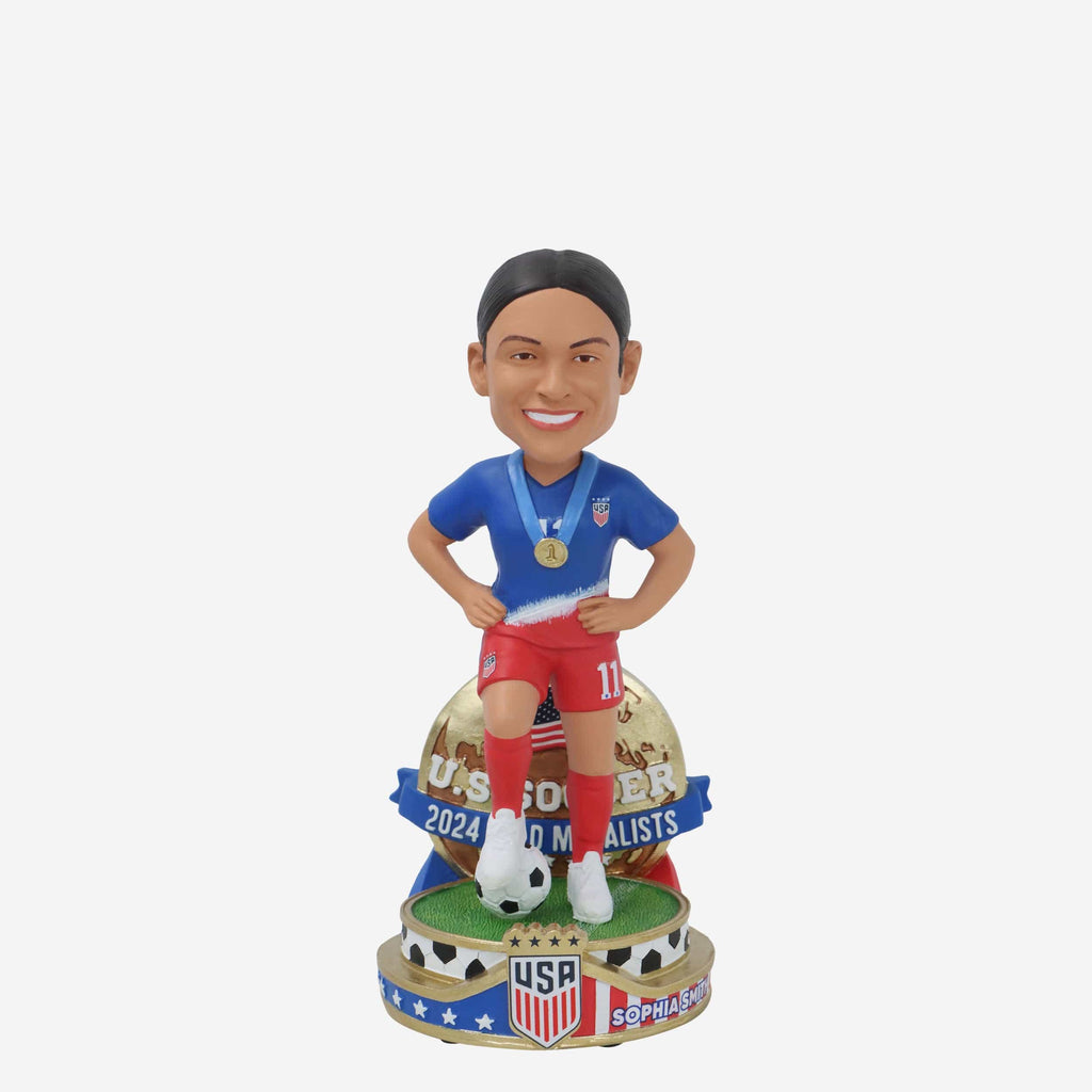 Sophia Smith US Women's National Soccer Team Gold Medal Bobblehead FOCO - FOCO.com