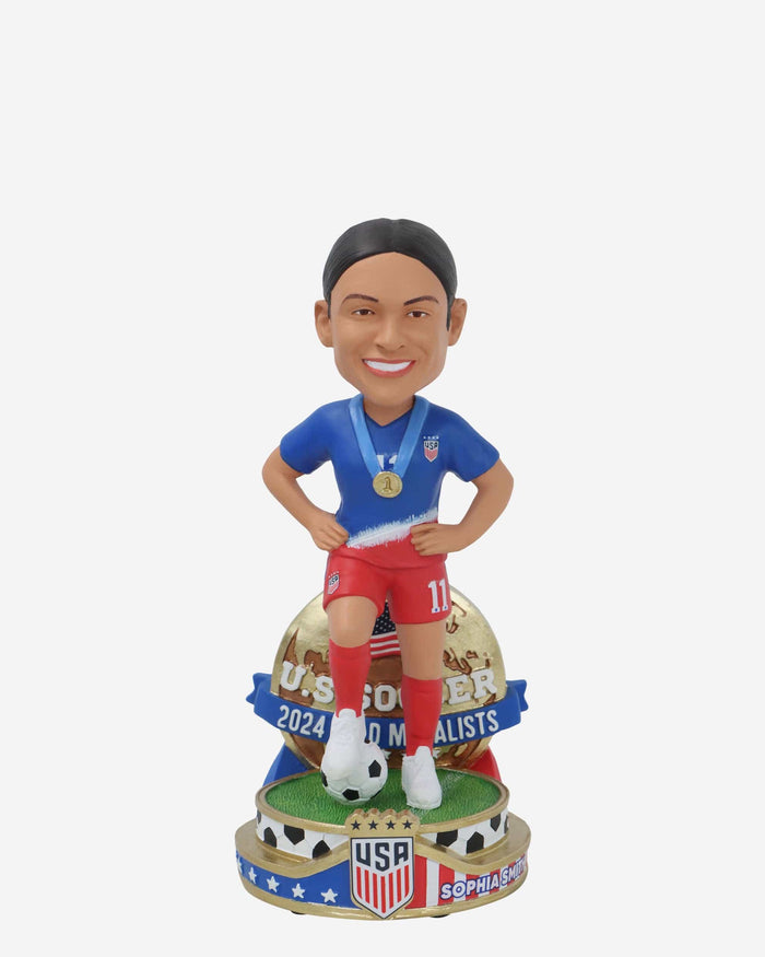 Sophia Smith US Women's National Soccer Team Gold Medal Bobblehead FOCO - FOCO.com