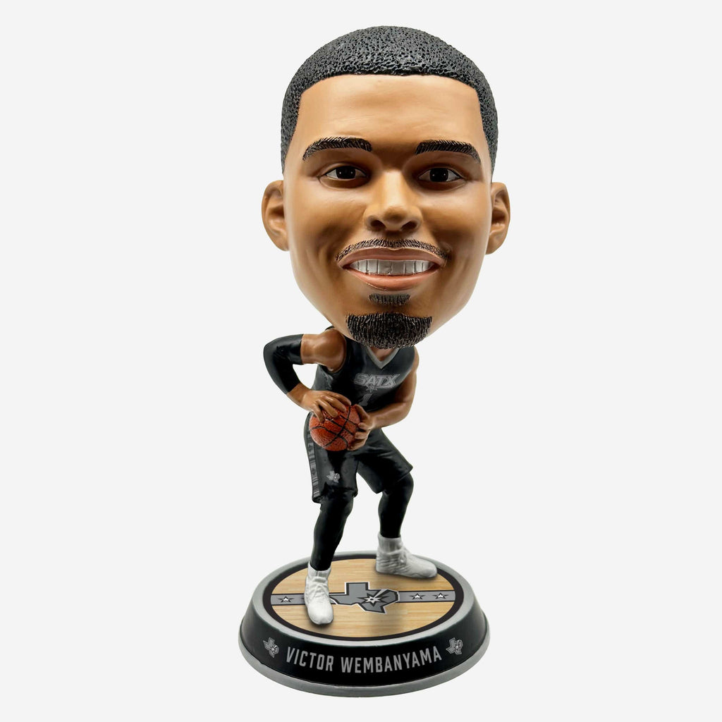 Victor Wembanyama San Antonio Spurs 2023 Court Stripe Statement Edition Jersey Bighead Bobblehead FOCO - FOCO.com
