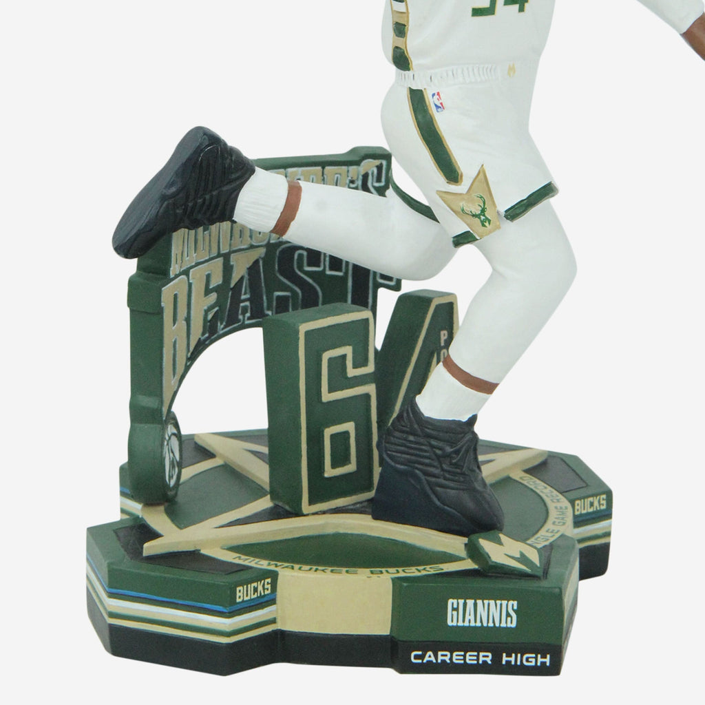 Giannis Antetokounmpo Milwaukee Bucks 64 Point Game Bobblehead FOCO