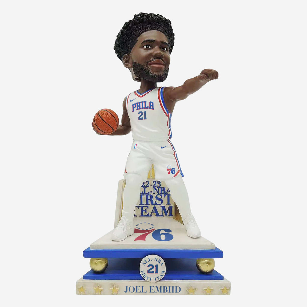 Joel Embiid Philadelphia 76ers 2023 All-NBA First Team Bobblehead FOCO - FOCO.com