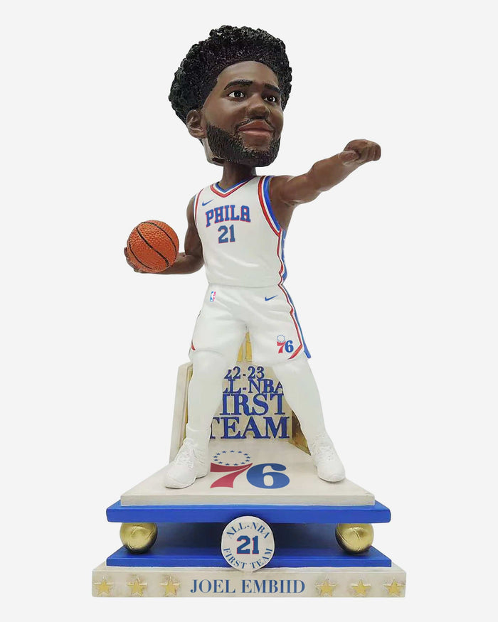 Joel Embiid Philadelphia 76ers 2023 All-NBA First Team Bobblehead FOCO - FOCO.com