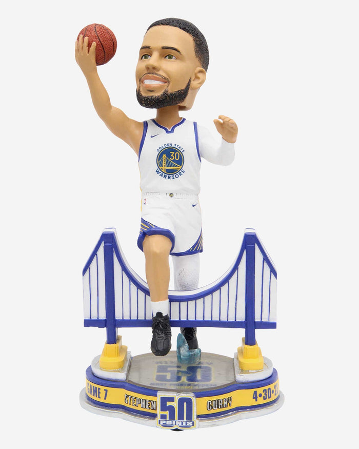 Steph Curry Golden State Warriors Game 7 50 Point Record Bobblehead FOCO - FOCO.com