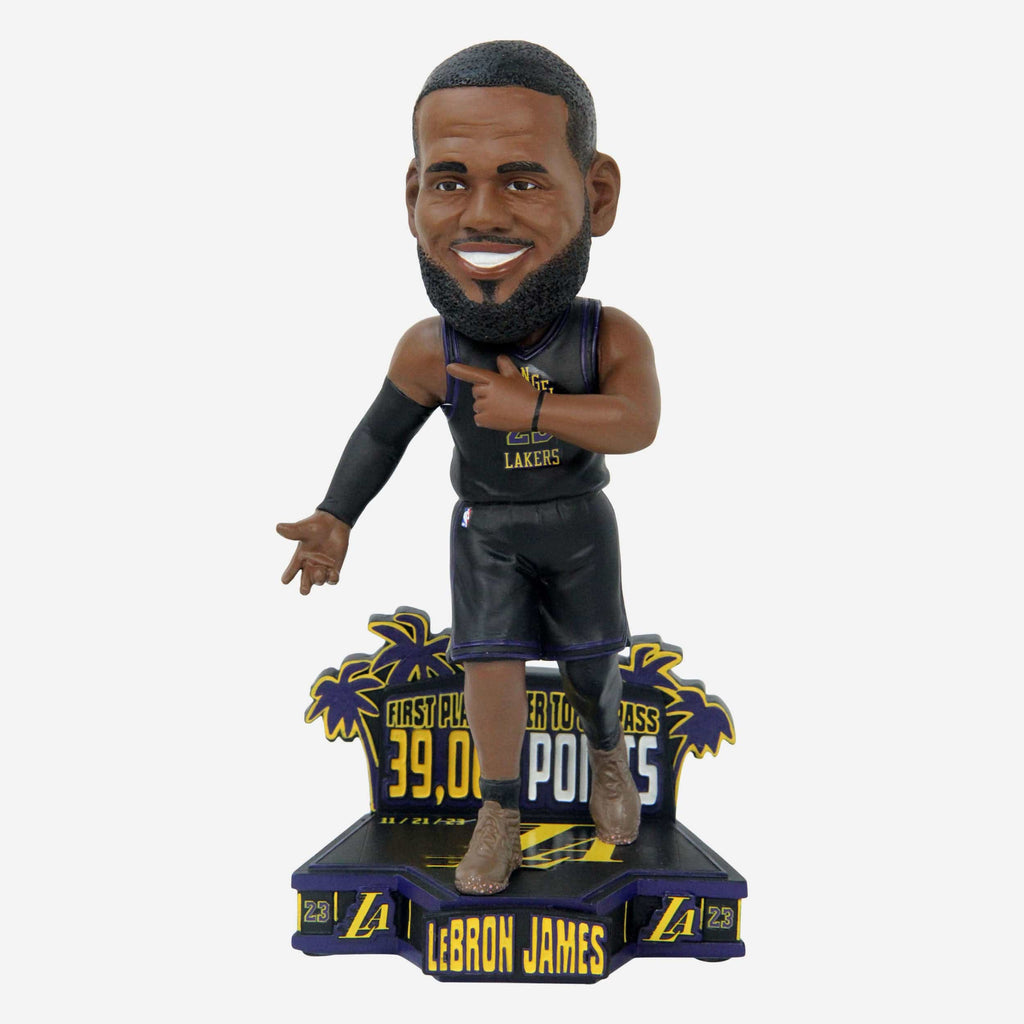 LeBron James Los Angeles Lakers 39,000 Points Milestone Bobblehead FOCO - FOCO.com