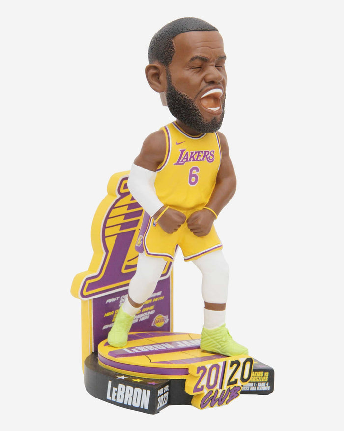 LeBron James Los Angeles Lakers 20/20 Game Bobblehead FOCO - FOCO.com