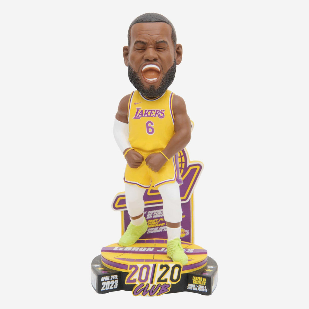 LeBron James Los Angeles Lakers 20/20 Game Bobblehead FOCO - FOCO.com