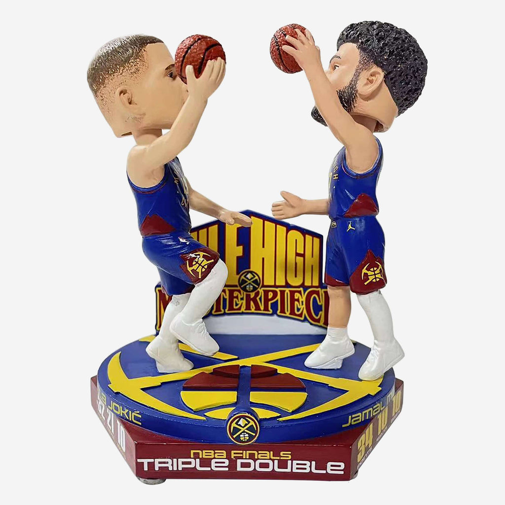 Nikola Jokic & Jamal Murray Denver Nuggets NBA Finals Triple-Double Dual Bobblehead FOCO - FOCO.com