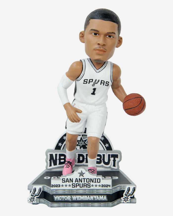 Victor Wembanyama San Antonio Spurs NBA Debut Bobblehead FOCO - FOCO.com