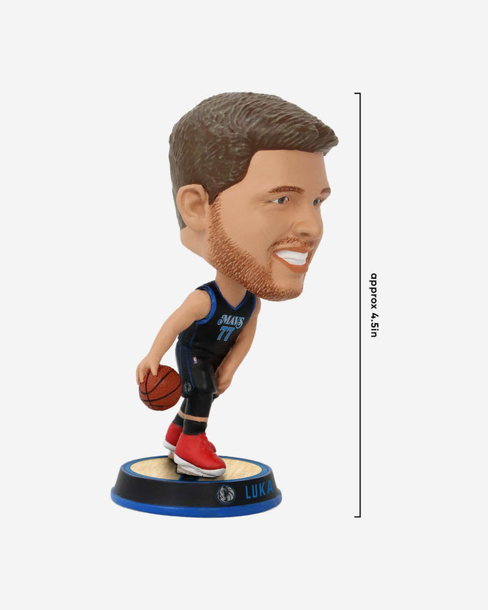 Luka Doncic Dallas Mavericks 2024 City Jersey Court Stripe Mini Bighead Bobblehead FOCO - FOCO.com