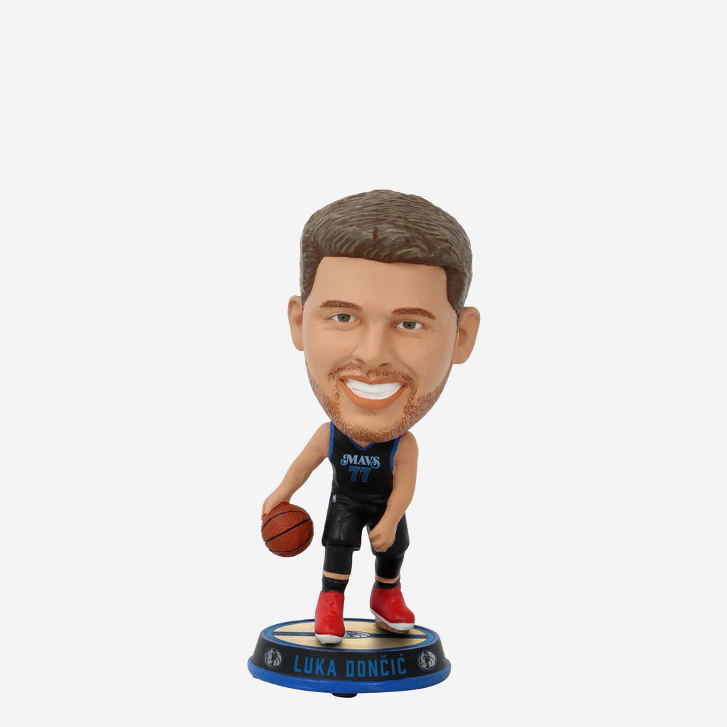 Luka Doncic Dallas Mavericks 2024 City Jersey Court Stripe Mini Bighead Bobblehead FOCO - FOCO.com