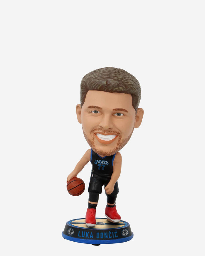 Luka Doncic Dallas Mavericks 2024 City Jersey Court Stripe Mini Bighead Bobblehead FOCO - FOCO.com