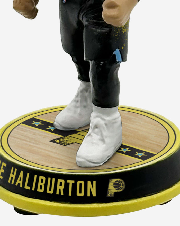 Tyrese Haliburton Indiana Pacers 2024 City Jersey Court Stripe Mini Bighead Bobblehead FOCO - FOCO.com