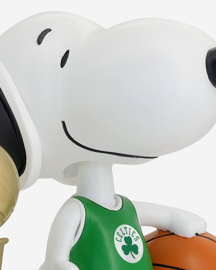 Boston Celtics Snoopy Peanuts 2024 NBA Champions Bobblehead FOCO - FOCO.com