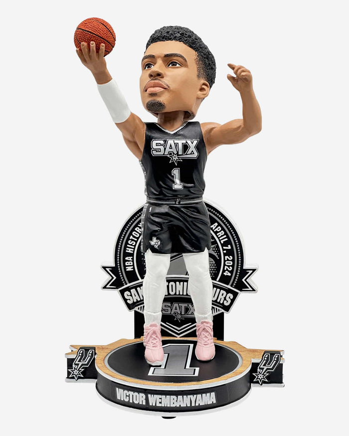 Victor Wembanyama San Antonio Spurs Statement Jersey Gamebreaker Bobblehead FOCO - FOCO.com