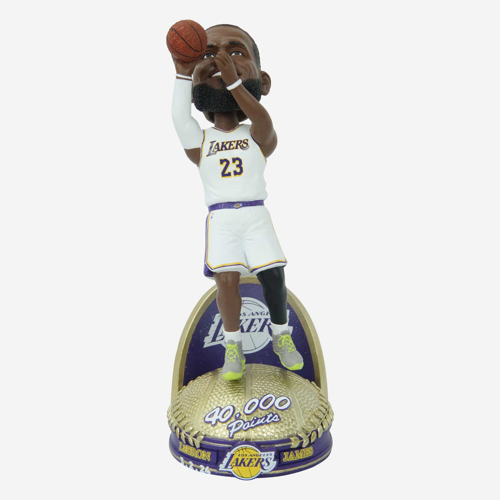 LeBron James Los Angeles Lakers 40,000 Points Milestone Bobblehead FOCO - FOCO.com