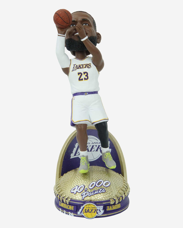 LeBron James Los Angeles Lakers 40,000 Points Milestone Bobblehead FOCO - FOCO.com