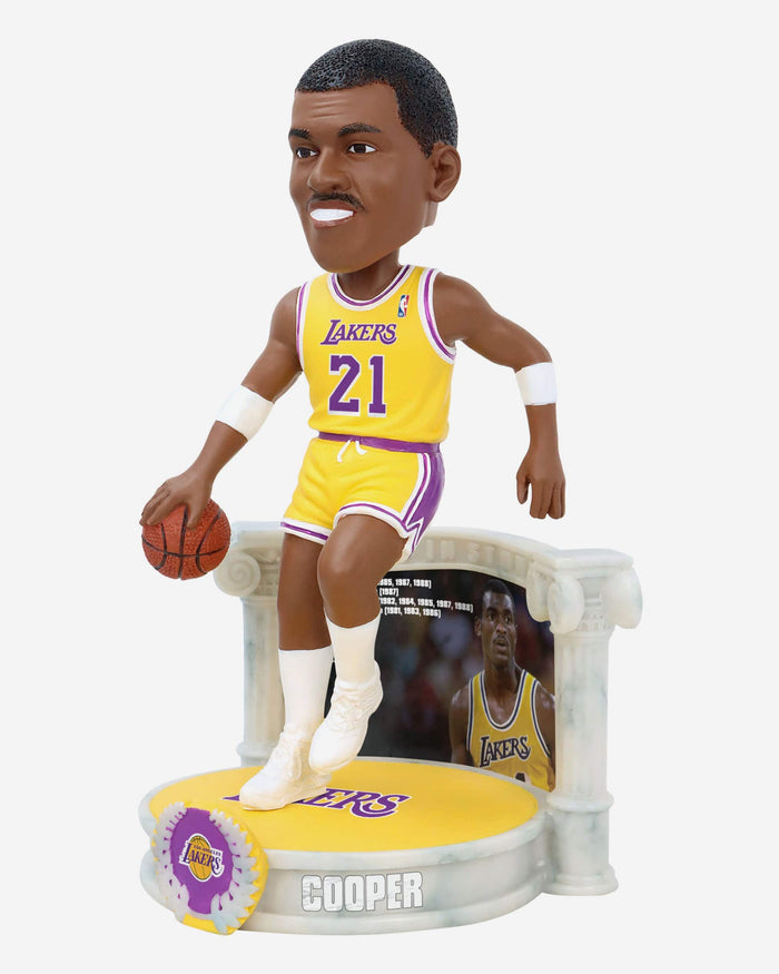 Michael Cooper Los Angeles Lakers Career Retrospective Bobblehead FOCO - FOCO.com