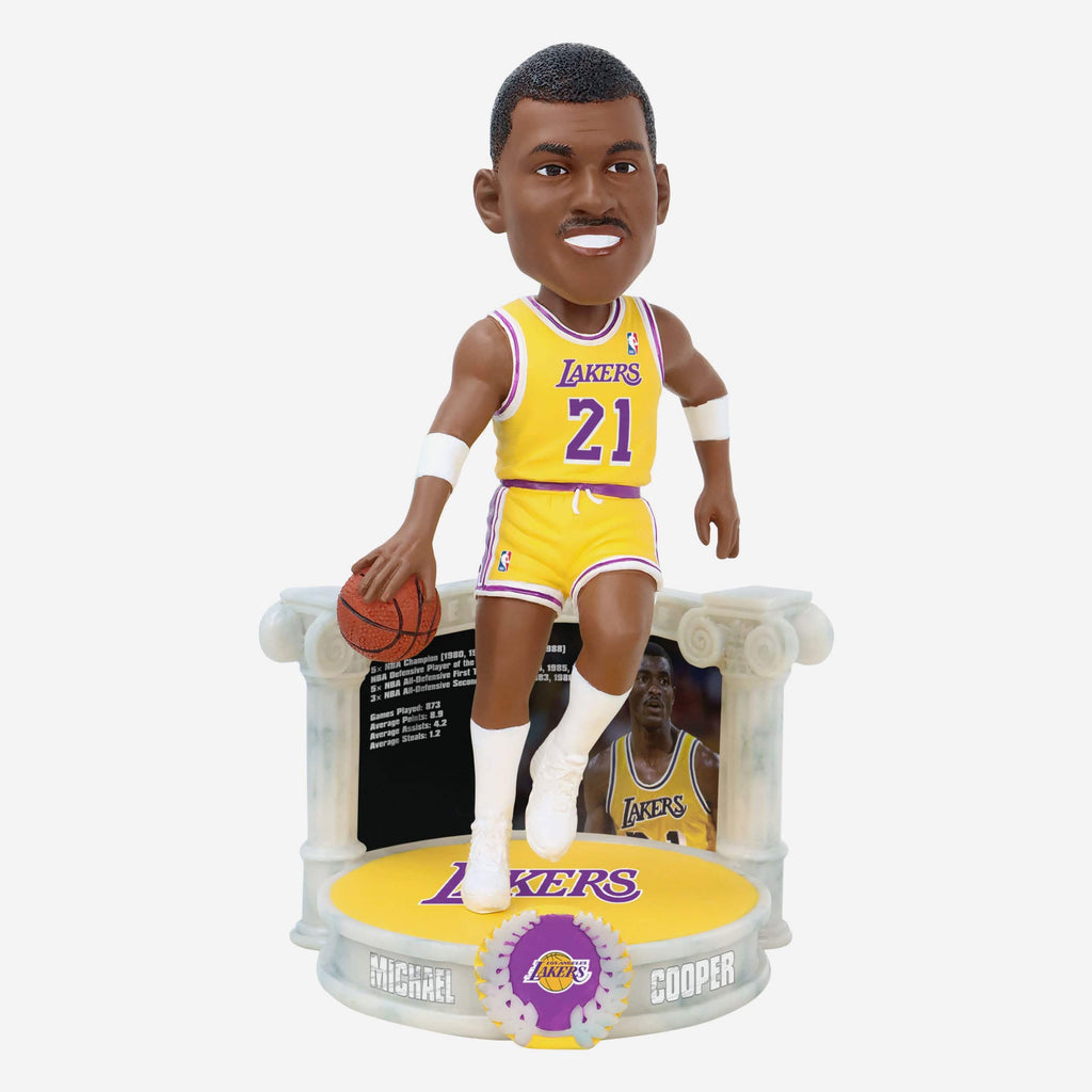 Michael Cooper Los Angeles Lakers Career Retrospective Bobblehead FOCO - FOCO.com