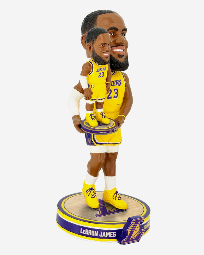 LeBron James Los Angeles Lakers Bobble Dubblz Bobblehead FOCO - FOCO.com