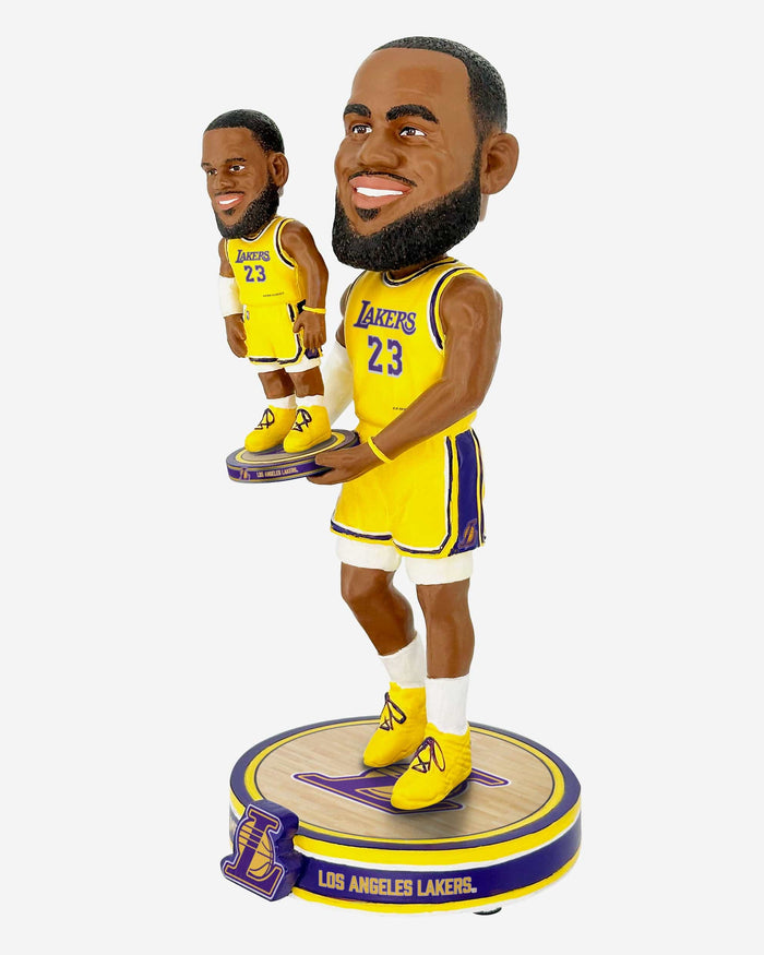 LeBron James Los Angeles Lakers Bobble Dubblz Bobblehead FOCO - FOCO.com