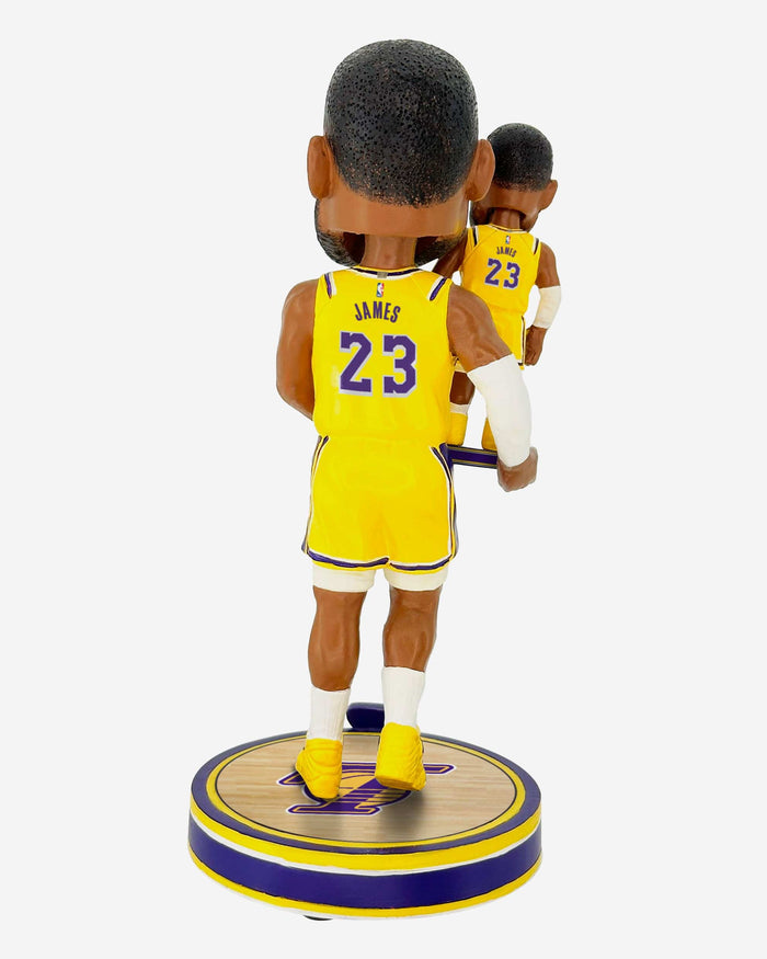 LeBron James Los Angeles Lakers Bobble Dubblz Bobblehead FOCO - FOCO.com